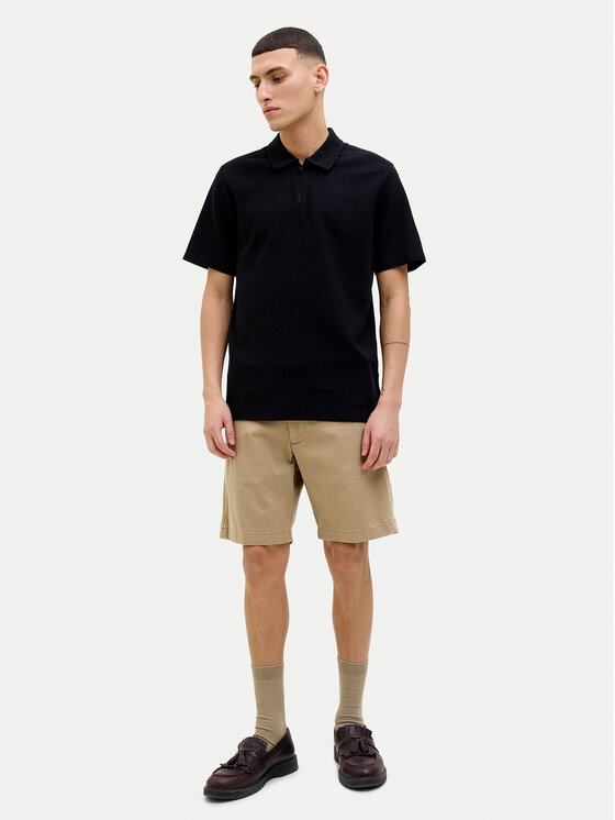 Jack&Jones Jack&Jones Kratke hlače iz tkanine Marco 12269368 Rjava Regular Fit