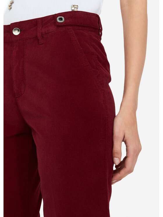 Liu Jo Liu Jo Pantaloni di tessuto MF5308T459091650 Rosso Regular Fit