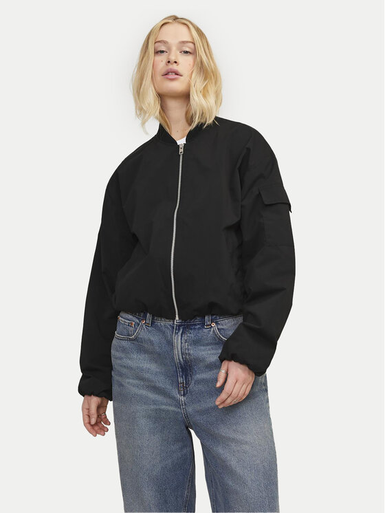 JJXX JJXX Bomber dzseki Leila 12253330 Fekete Regular Fit