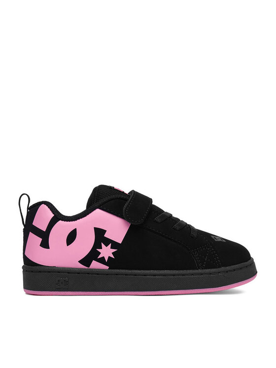 DC Shoes DC Shoes Sneakersy EO-COURT GRAFFIK ELASTIC TODDLER DC02547003 Čierna
