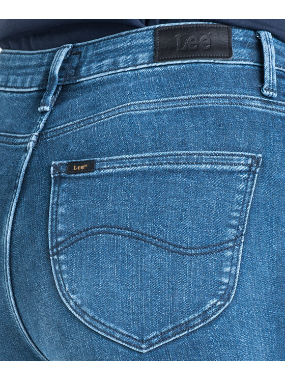 Lee Lee Jeansy L626LSJQ Niebieski Skinny Fit