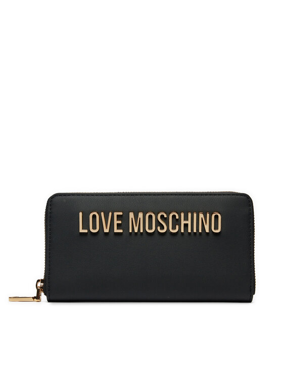 LOVE MOSCHINO Liels sieviešu maks JC5611PP1LKD0000 Melns