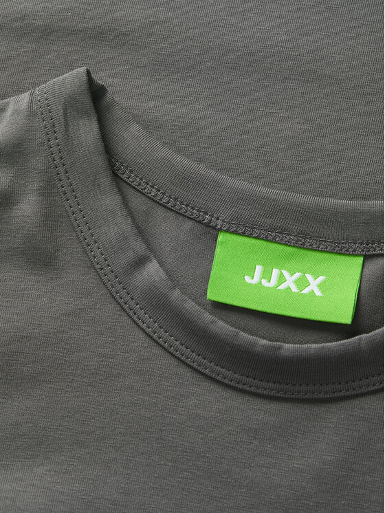 JJXX JJXX Тишърт Gigi 12277657 Сив Stretch Fit