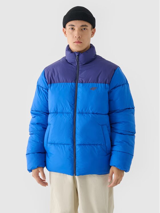4F 4F Зимно яке 4FWAW24TDJAM485 Син Regular Fit
