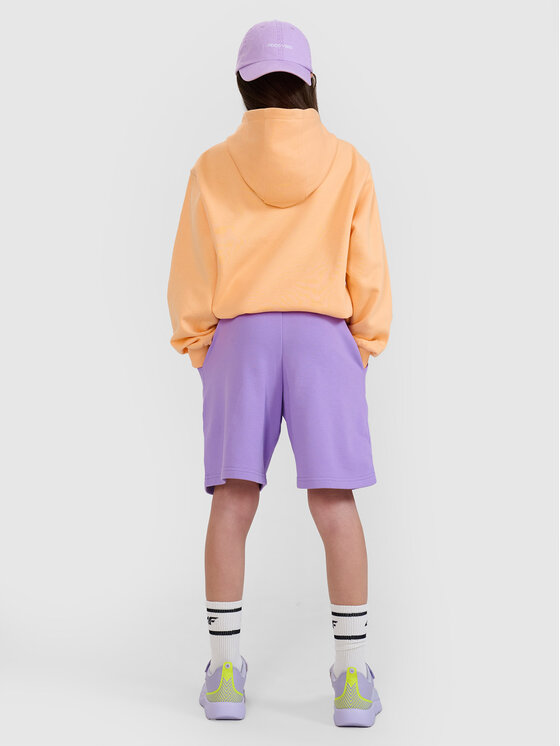 4F 4F Szorty sportowe BASIC+ Fioletowy Oversize