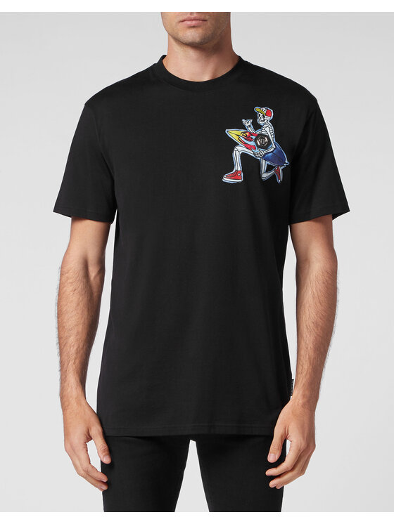 PHILIPP PLEIN PHILIPP PLEIN T-Shirt 2147 Czarny Regular Fit