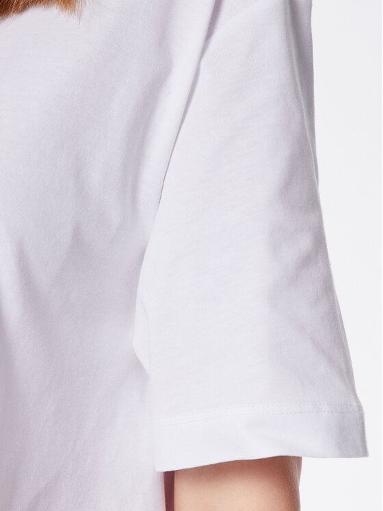 LOVE MOSCHINO LOVE MOSCHINO Тишърт W4H8301M 3876 Бял Relaxed Fit