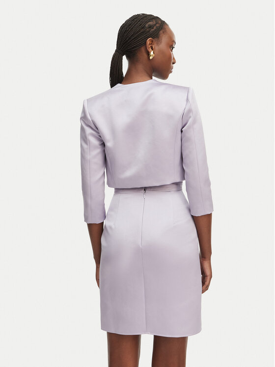 Elisabetta Franchi Elisabetta Franchi Sukienka koktajlowa TB-001-61E2-V550 Fioletowy Regular Fit
