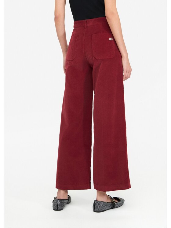 Liu Jo Liu Jo Pantaloni di tessuto MF5309T459091650 Rosso Regular Fit