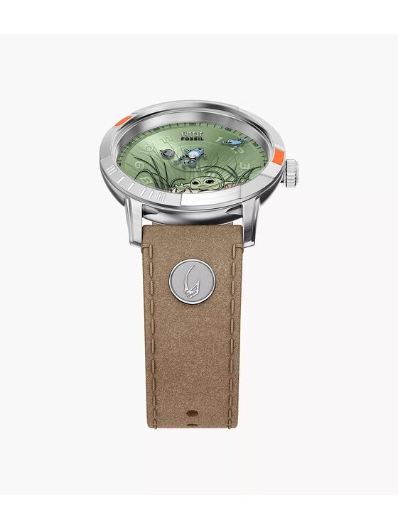 Fossil Fossil Zegarek LE1244SET Brązowy
