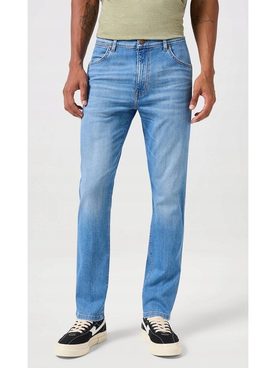 Wrangler Wrangler Jeansy Larston Niebieski Slim Fit