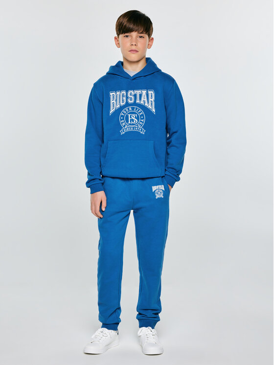 BIG STAR BIG STAR Spodnie dresowe LAMENP Niebieski Basic Fit