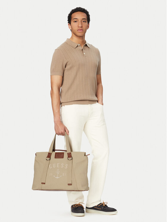 Guess Geantă de weekend HMOSCM P6246 Bej deschis
