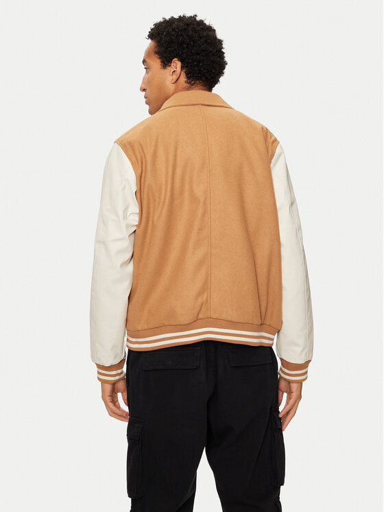 Jack&Jones Jack&Jones Μπόμπερ μπουφάν Carter 12260455 Μπεζ Regular Fit