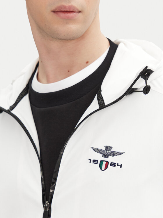 Aeronautica Militare Aeronautica Militare Bunda pro přechodné období 251AB2204CT3264 Bílá Regular Fit