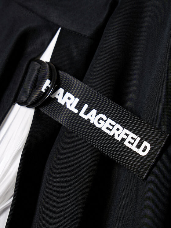 KARL LAGERFELD KARL LAGERFELD Fustă Z13073 S Negru Regular Fit