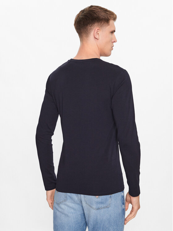 Guess Guess S dlhými rukávmi M2YI28 J1314 Tmavomodrá Slim Fit