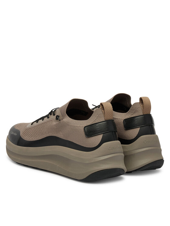 Calvin Klein Calvin Klein Tenisice Chunky Runner Lace Up Sock Knit YM0YM01457 Smeđa