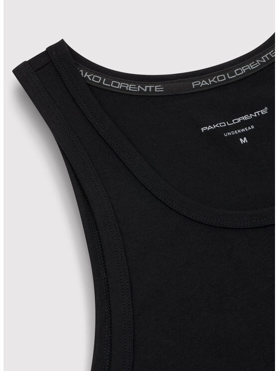 Pako Lorente Pako Lorente Komplet tank topów U000B-TT-003 Czarny Slim Fit