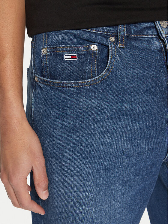 Tommy Jeans Tommy Jeans Blugi Jaimie DM0DM21167 Albastru Relaxed Fit