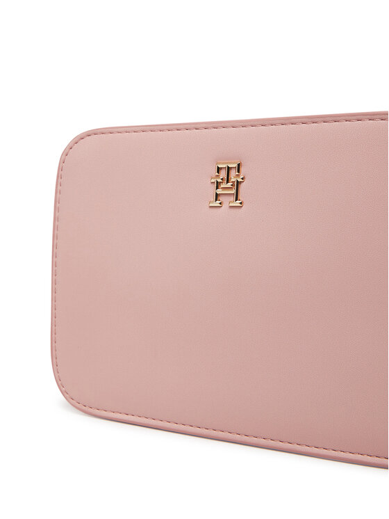 Tommy Hilfiger Tommy Hilfiger Ročna torba Th Logotape Camera Bag AW0AW17229 Roza