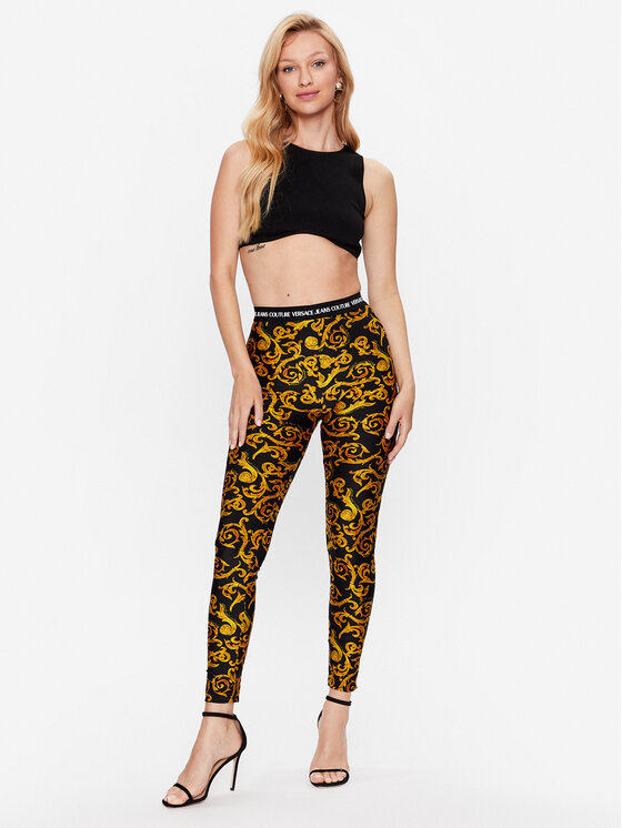 VERSACE JEANS COUTURE VERSACE JEANS COUTURE LEGGINGS - 74HAC101