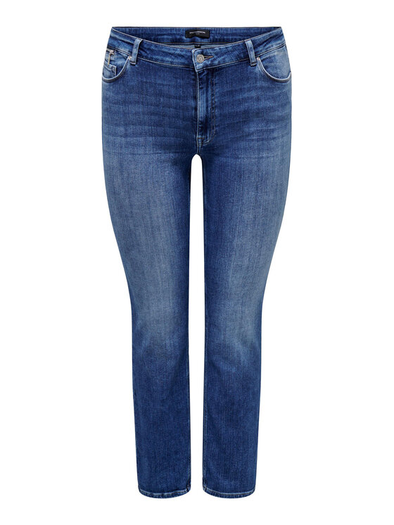 ONLY Carmakoma Džínsy 15300221 Modrá Slim Fit