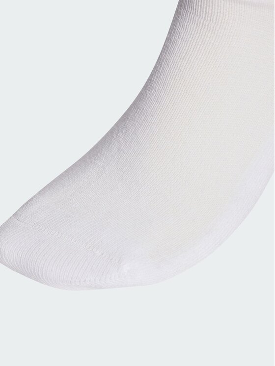 adidas adidas Skarpety długie Linear Crew Socks Cushioned Socks 6 Pair Pack Biały
