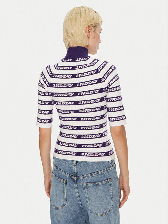 2NDDAY 2NDDAY Pullover Matt 2245345404 Blau Slim Fit