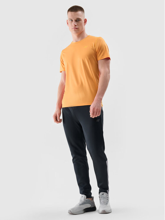 4F 4F Koszulka techniczna BASIC+ Pomarańczowy Regular Fit
