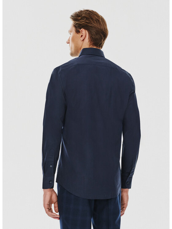 Pako Lorente Pako Lorente Koszula P24WF-1X-039 Granatowy Slim Fit