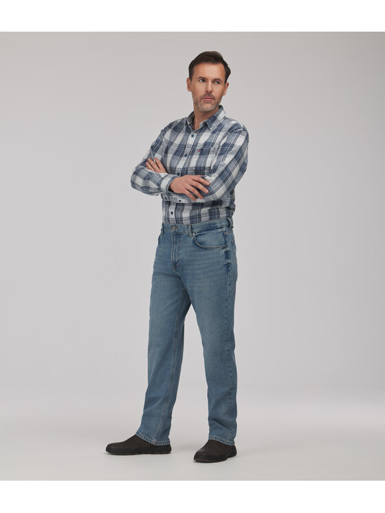 Lee Cooper Lee Cooper Jeansy SMITH Niebieski Relaxed Fit