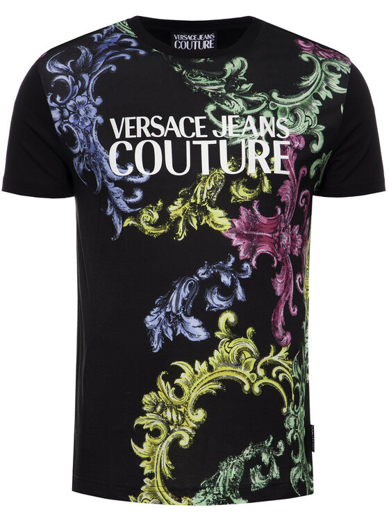 Versace Jeans Couture Versace Jeans Couture T-Shirt B3GUB7M2 Černá Regular Fit