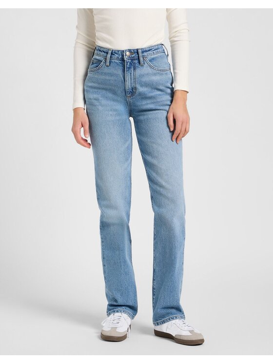 Lee Lee Jeansy JUNE Niebieski Bootcut Fit