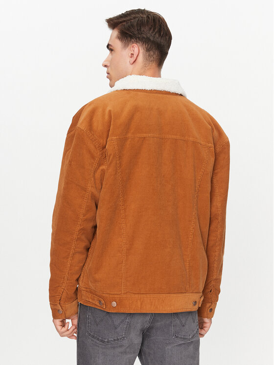 Wrangler Wrangler Prijelazna jakna Anti Fit 112341245 Smeđa Regular Fit