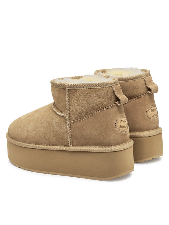 EMU Australia EMU Australia Śniegowce Stinger Micro Flatform W13082 Beżowy