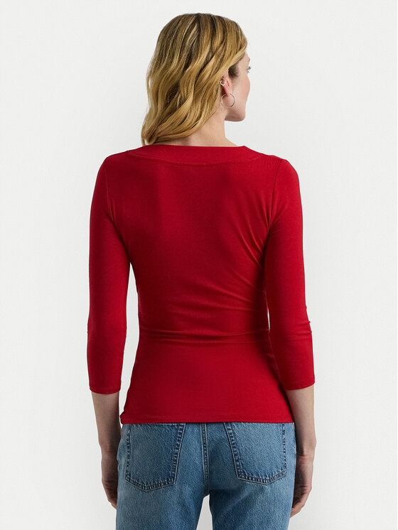 LAUREN RALPH LAUREN LAUREN RALPH LAUREN Bluza 200824366021 Rdeča Slim Fit