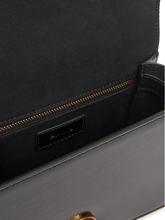 PINKO PINKO Handtasche Love One Top Handle Mini Light PE 25 PLTT 100071 A1UV Schwarz