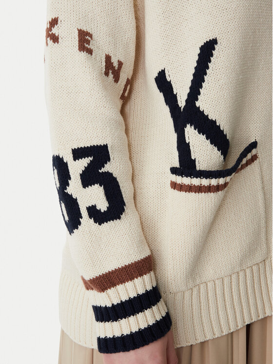 Weekend Max Mara Weekend Max Mara Kardigan Blasone 2615341061 Beżowy Relaxed Fit