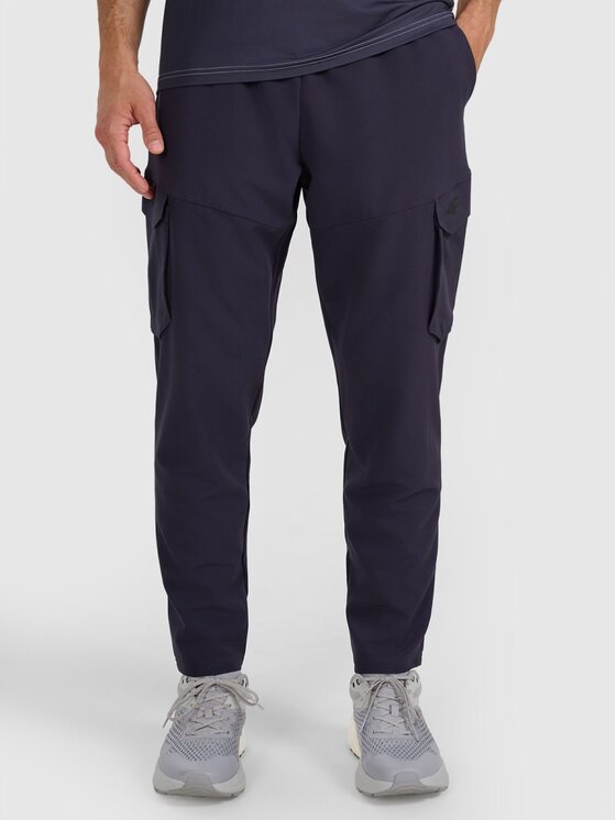 4F 4F Teplákové kalhoty 4FWAW25TFTRM0887-30S Tmavomodrá Regular Fit