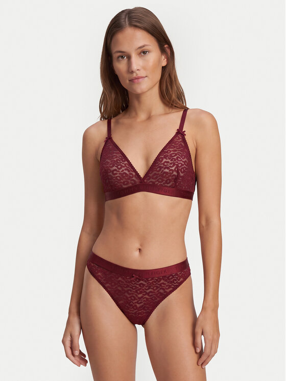 Tommy Hilfiger Tommy Hilfiger Klašične gaćice UW0UW06655 Tamno crvena