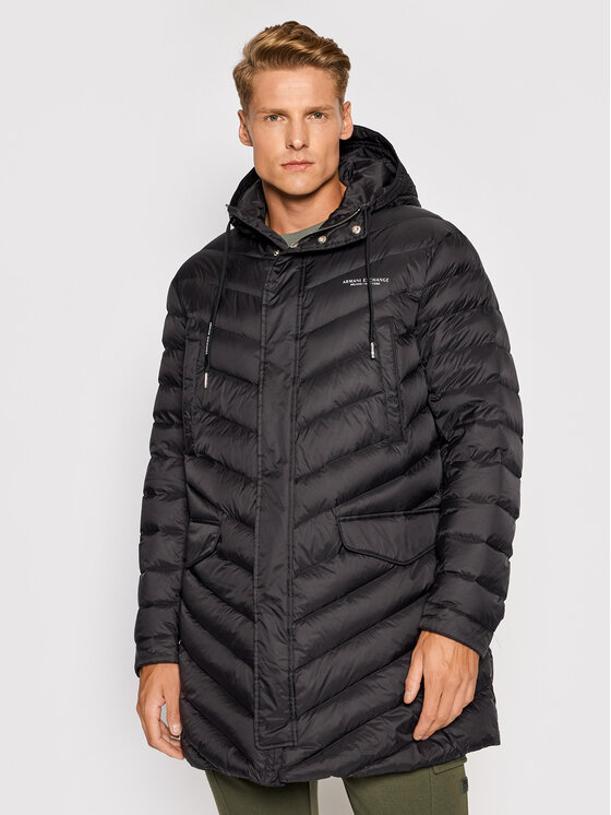 Armani Exchange Armani Exchange Pehelykabát 8NZL20 ZNW3Z 1200 Fekete Regular Fit