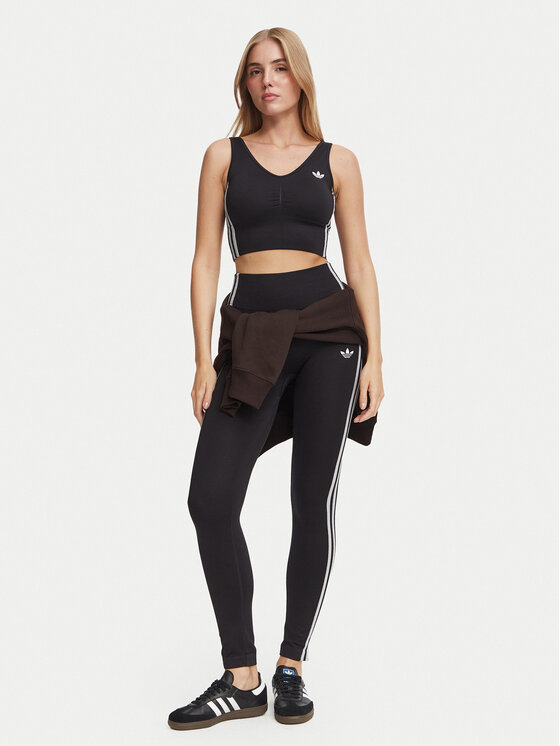 adidas adidas Legginsy Essentials 3-Stripes Seamless Leggings KZ4121 Czarny Slim Fit