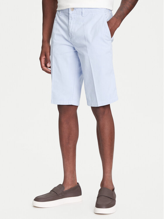 Robe di Kappa Robe di Kappa Pantalon scurți din material Oris 600BTI0 Albastru celest Slim Fit