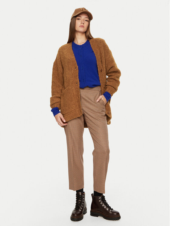 American Vintage American Vintage Kardigan Zolly ZOL19CH24 Smeđa Loose Fit