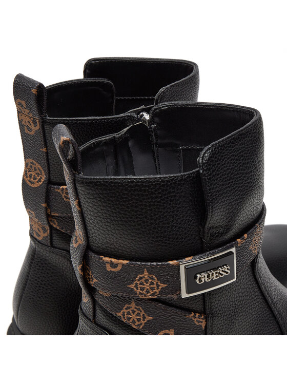 Guess Guess Μποτάκια Ovelle2 FLTOVE FAL10 Μαύρο