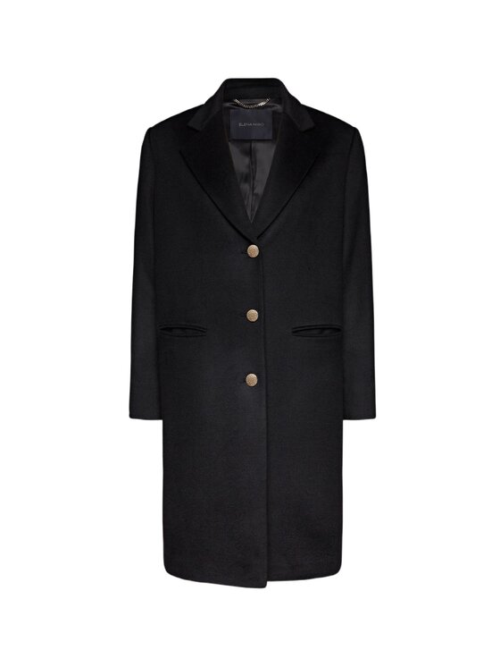 Elena Mirò Elena Mirò Cappotto invernale 8144P000054N033 Nero Regular Fit