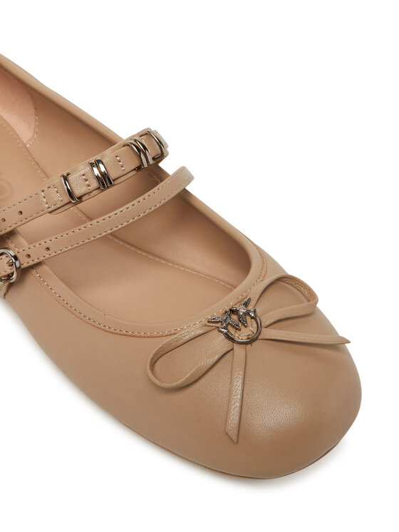 PINKO PINKO Baleriny Gioia 09 SD0297 P003 Beżowy