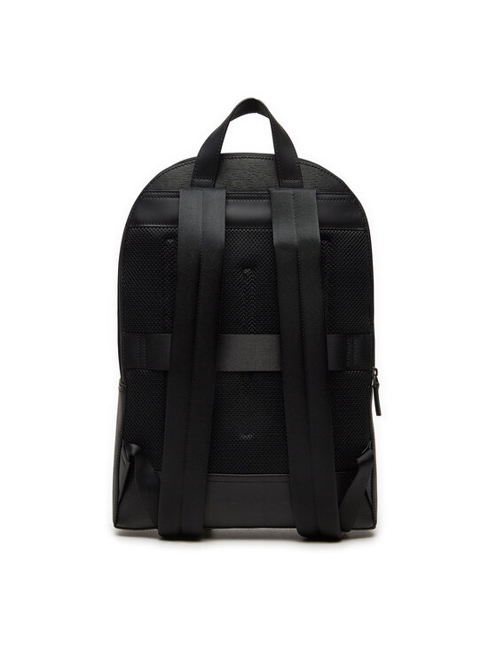 Tommy Hilfiger Rucksack Business Leather Backpack AM0AM12491 Schwarz