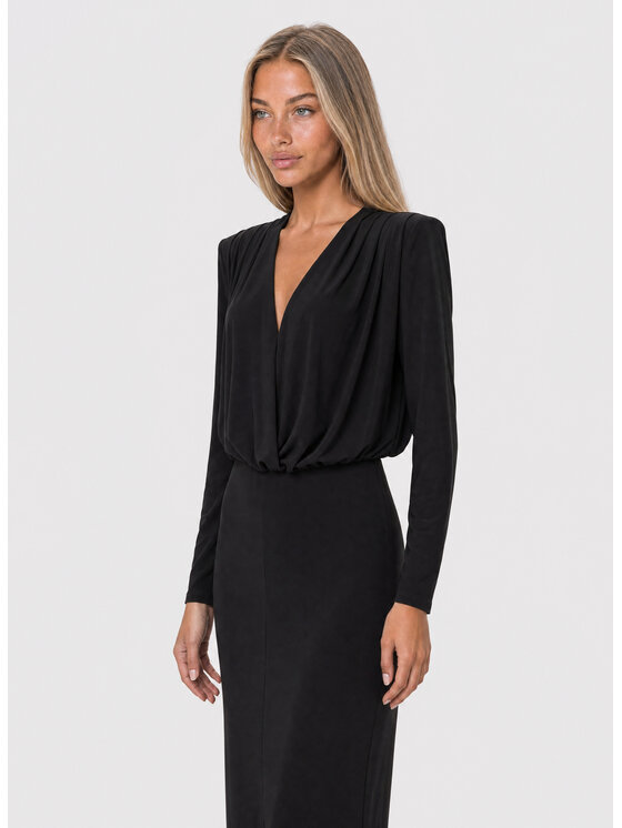 Agatha Studio Agatha Studio Komplet top i spódnica A26LS-KS-K09 Czarny Slim Fit